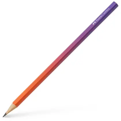 Чорнографітний олівець Faber-Castell B тригранний, PUNCHY MELON, (118404)