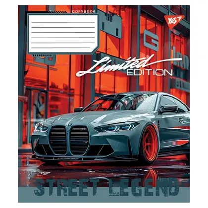Тетрадь школьная YES, 24 листа, Street legend, линия, (767908)
