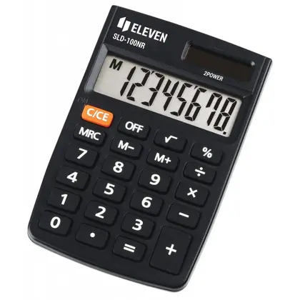 Калькулятор ELEVEN, 8-разрядный, карманный, (SLD-100NR)