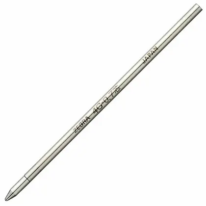Стержень Zebra шариковый, 0,7 мм., для мини ручек, Черный, (5255)