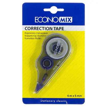 Коректор Economix 5 мм.*6 м. стрічка, (E41316)