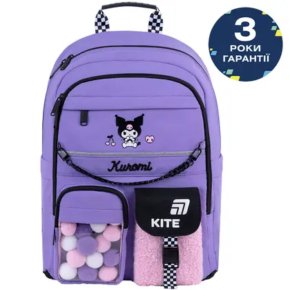 Шкільний рюкзак KITE Kuromi (HK26-584M)