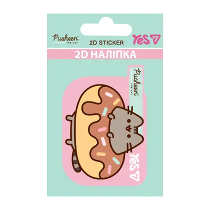 Наклейки YES, 2D, Pusheen Donut, (708519)