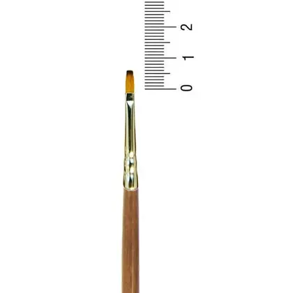 Кисть синтетика круглая ArtMaster, №1, , коротка ручка, (1006R-1)