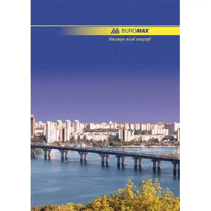 Книга канцелярская Buromax, А4, 96 листов, лінія, офсетка, (BM.2401)