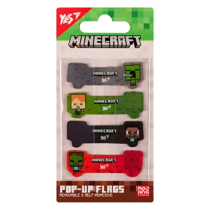 Закладки стікери YES 80 шт. пластикові, Minecraft (170427)