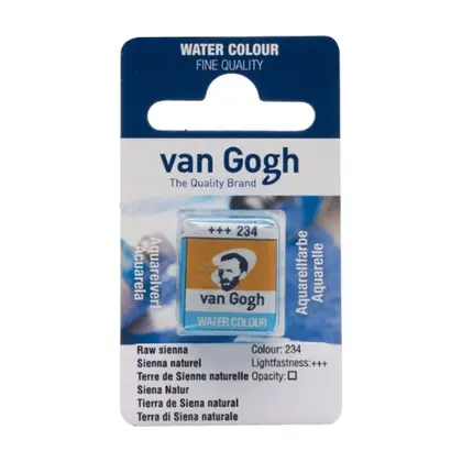 Акварель Van Gogh, 1,5 мл., (234) Сиена Естественная, кювета, (20862341)