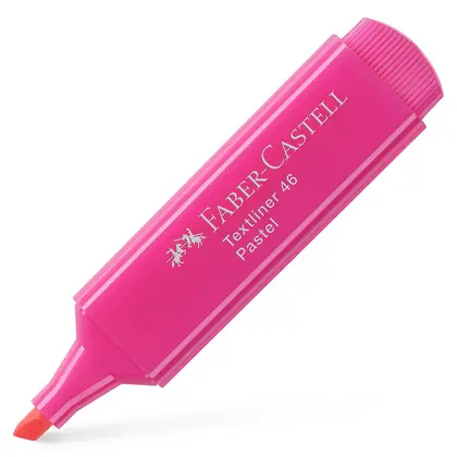 Маркер текстовидільний Faber-Castell 1-5 мм. Pastel, Рожевий, Textliner 46 (154654)