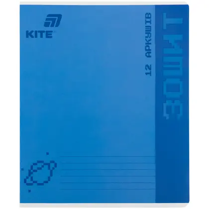 Зошит шкільний KITE 12 аркушів клітинка, One Color (K26-232)