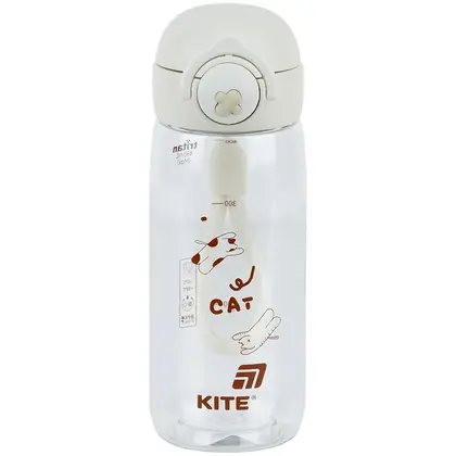 Пляшечка для води KITE 480 мл. Біла, (K25-1236-1)