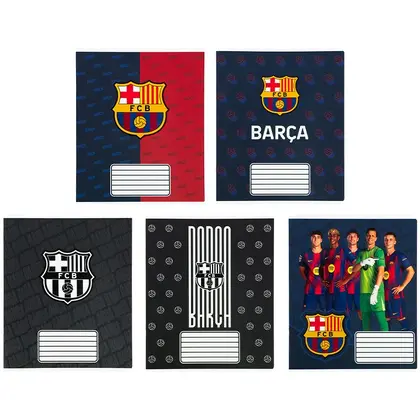 Набор школьных тетрадей KITE в упаковке, 20 шт., по 18 листов, FC Barcelona, линия, (BC26-237 В)