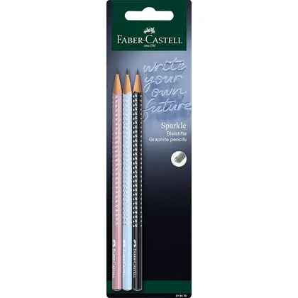 Чернографитный карандаш Faber-Castell GRIP 2001, 3 шт., (218470)