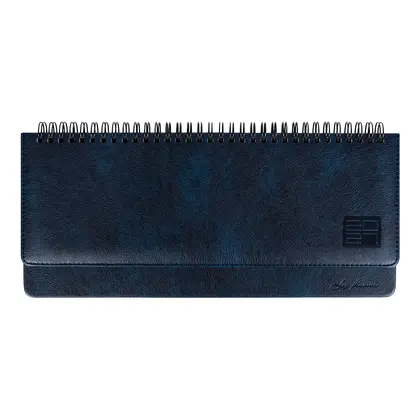 Планінг датований Leo Planner 2027 р. 30*14 см. 128 сторінок Твердий, Синій, Persona (252743)