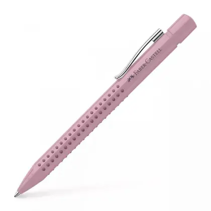Ручка Faber-Castell GRIP шариковая, ХВ, Автоматическая, Теневая розовая, (243907)