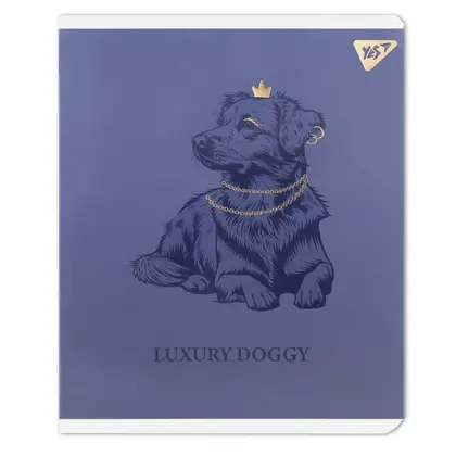 Зошит шкільний YES 24 аркуша клітинка, Luxure doggy (767539)