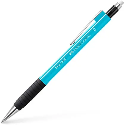 Механічний олівець Faber-Castell TK-FINE GRIP 0,5 мм. Світло-Синій, (134513)