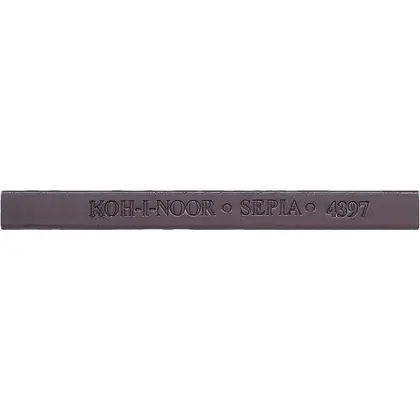 Грифель Koh-i-noor, 1 шт., сепия, квадратная, Коричневая Света, (4397)