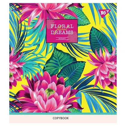 Зошит шкільний YES 18 аркушів лінія, Tropical paradise (765219)