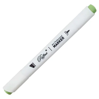 Маркер художественный Marco, двостороній, G523 - Milk Green, (7800-6CB(G523))