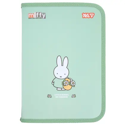 Папка для тетрадей YES, B5, Miffy, Зеленая, (492406)