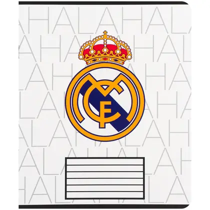 Тетрадь школьная KITE, 18 листов, FC Real Madrid, клетка, (RL26-236)