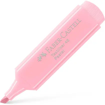 Маркер текстовидільний Faber-Castell 1-5 мм. Pastel, Ніжно-рожевий, Textliner 46 (154692)