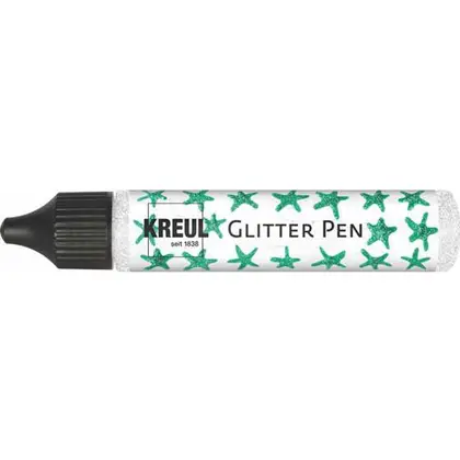 Контур з глітером Glitter Pen Kreul 29 мл. Срібло, (KR-49846)