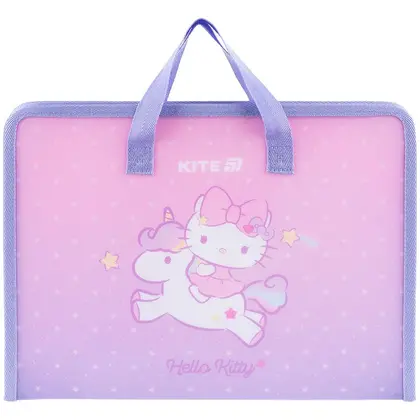 Папка-портфель KITE, А4, 1 отделение, Hello Kitty, (HK25-202-1)