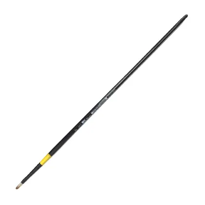 Пензель синтетичний Kolos Yellow stripe овальний №2 довга ручка, 1017 (4210170002)