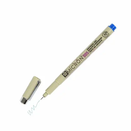 Линер Sakura Pigma Micron, (0.05) 0,2 мм., , Синий, PIGMA Micron (XSDK005#36)