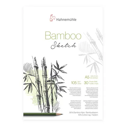 Альбом для графіки Hahnemühle А5, 30 аркушів Sketch Bamboo (10628560)