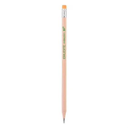 Чернографитный карандаш YES, ECO Pencil Erudite, с резинкой, треугольный, (280622)