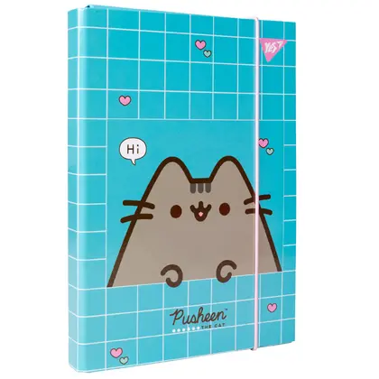 Папка для зошитів YES В5 картонна, Pusheen (500239)