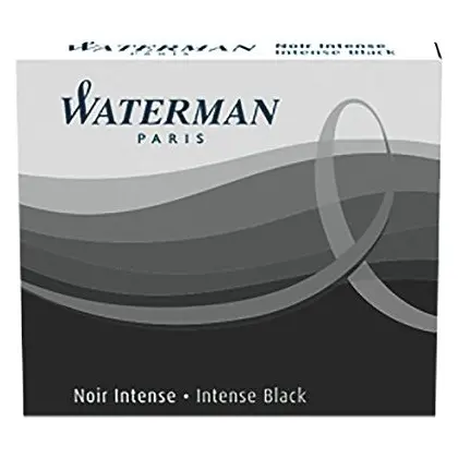 Картридж WATERMAN, 6 шт., короткий, Чёрный, (81676)