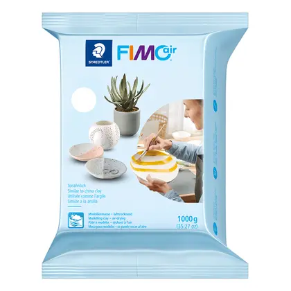 Полимерная самозастывающая глина FIMO Air, 1 кг., Белая, (8101-0)