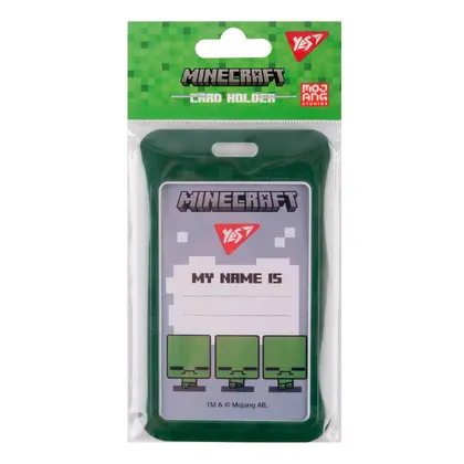 Бейдж YES 8,5*5,4 см. вертикальний, Minecraft (940322)
