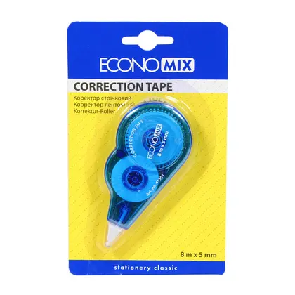 Корректор Economix, 5 мм.*8 м., , (E41301)