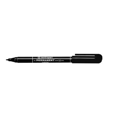 Маркер перманентний Centropen 2846 1 мм. Чорний, (2846/01)