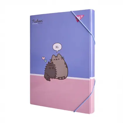 Папка для работы YES, А4, Pusheen, картонная, (500249)