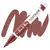 Маркер художественный акварельный Ecoline Brushpen, Ecoline, 441 Коричнево-Красный, кисть, (11504410)
