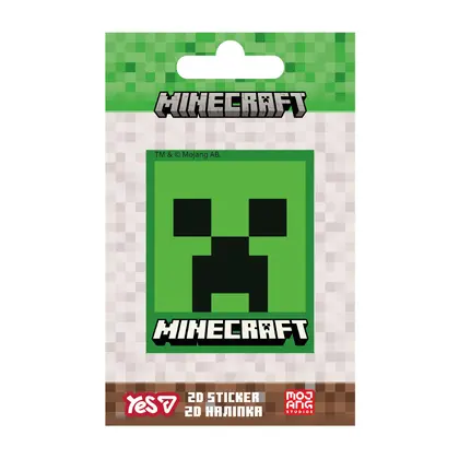 Наклейки YES, Minecraft Creeper, 2D, (708510)