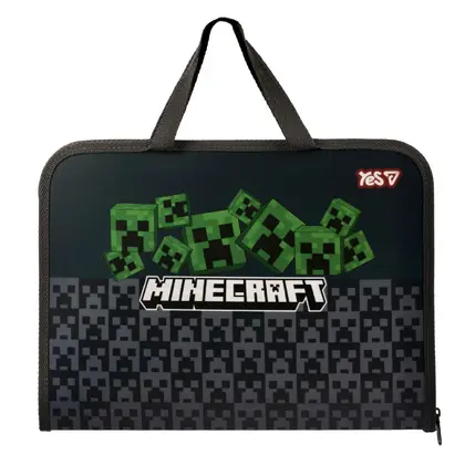 Папка-портфель YES, 26*35 см., Minecraft, (492355)