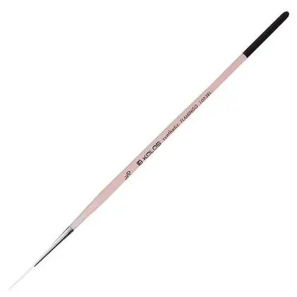 Пензель синтетичний Kolos Flamingo лайнер №5/0 коротка ручка, 1023R (421023RL50)