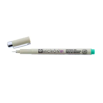 Линер Sakura Pigma Micron, (0.1) 0,25 мм., , Зелёный, PIGMA Micron (XSDK01#29)