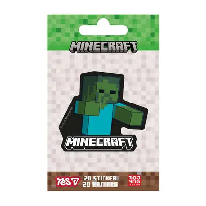 Наклейки YES, 2D, Minecraft.Zombie, (708597)