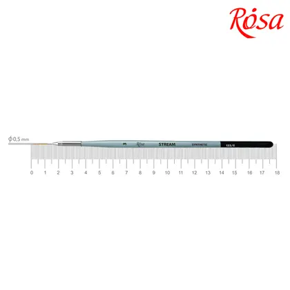 Кисть синтетика лайнер ROSA STREAM 123/5, №3, STREAM 123/5, (18812353)