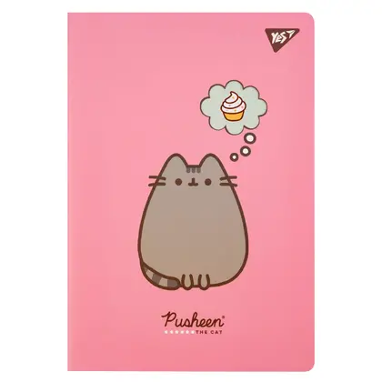 Зошит для записів YES А4, 40 аркушів клітинка, Pusheen (681856)