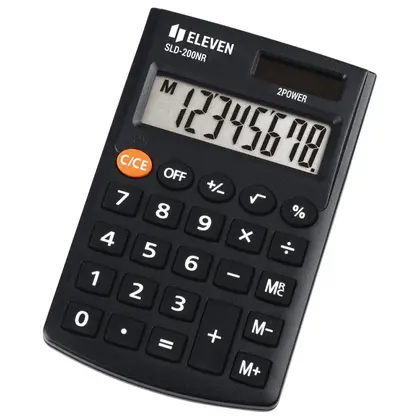 Калькулятор ELEVEN 8 разрядний карманий, (SLD-200NR)