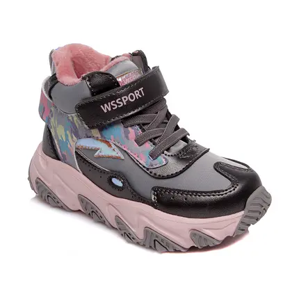 Черевики дитячі Weestep 29 комбінована шкіра, Сірий, демісезонні (R038855803 TH)
