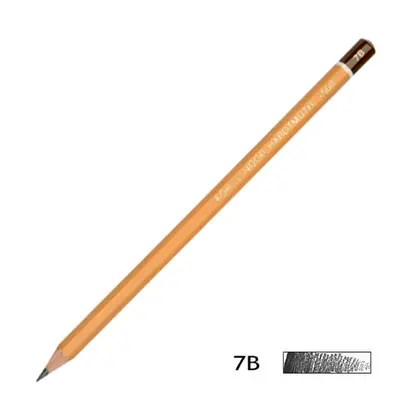 Чернографитный карандаш Koh-i-noor 1500, 7В, , (1500.7B)